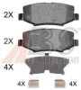 A.B.S. 37698 OE Brake Pad Set, disc brake
